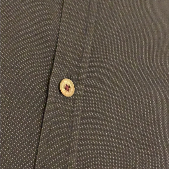 Navy Ted Baker London button down dress shirt - Picture 3 of 10